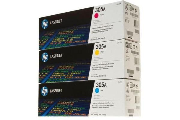 Original Toner Tri-Pack CMY
ID-Fabricant: No. 305A, CF370AM