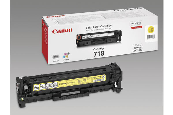 Original Cartouche de toner jaune originale
ID-Fabricant: No. 718Y, 2659B002