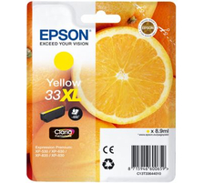 Original Cartouche d'encre jaune originale, XL
ID-Fabricant: T3364, No. 33XL y, C13T33644010