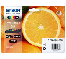 Original e cartouche d'encre Multipack CMJN/Photo noire
ID-Fabricant: T3337, No. 33, C13T33374011