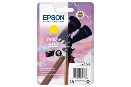 Original Cartouche d'encre jaune originale
ID-Fabricant: No. 502Y, C13T02V44010