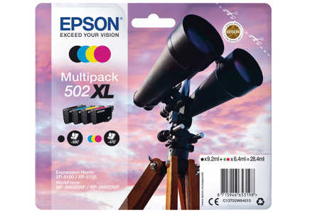 Original Cartouches d'encre Multipack originale BKCMY
ID-Fabricant: No. 502XL, C13T02W64010