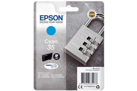 Original Cartouche d'encre cyan originale
ID-Fabricant: T3582, No. 35 c, C13T35824010