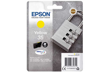 Original Cartouche d'encre jaune originale
ID-Fabricant: T3584, No. 35 y, C13T35844010