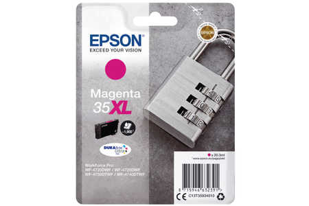 Original Cartouche d'encre magenta originale
ID-Fabricant: T3593, No. 35XL m, C13T35934010