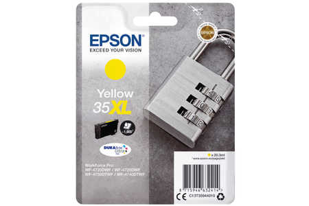 Original Cartouche d'encre jaune originale
ID-Fabricant: T3594, No. 35XL y, C13T35944010