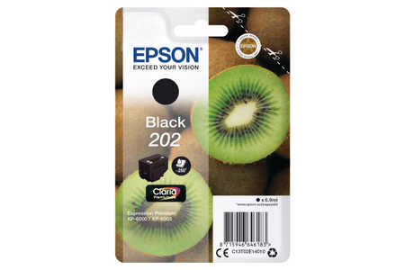 Original Cartouche d'encre noire originale
ID-Fabricant: T02E1, No. 202 bk, C13T02E14010