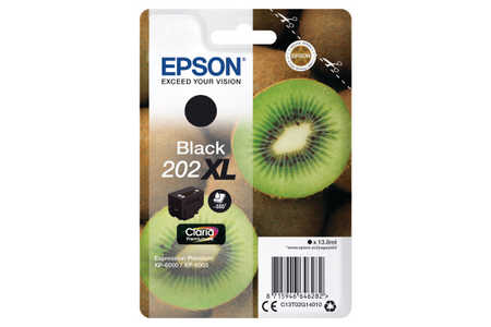 Original Cartouche d'encre noire originale
ID-Fabricant: T02G1, No. 202XL bk, C13T02G14010