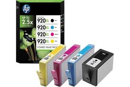 Original Ink Combopack CMYBK
ID-Fabricant: No. 920XL, C2N92AE HP OfficeJet 6500 Wireless