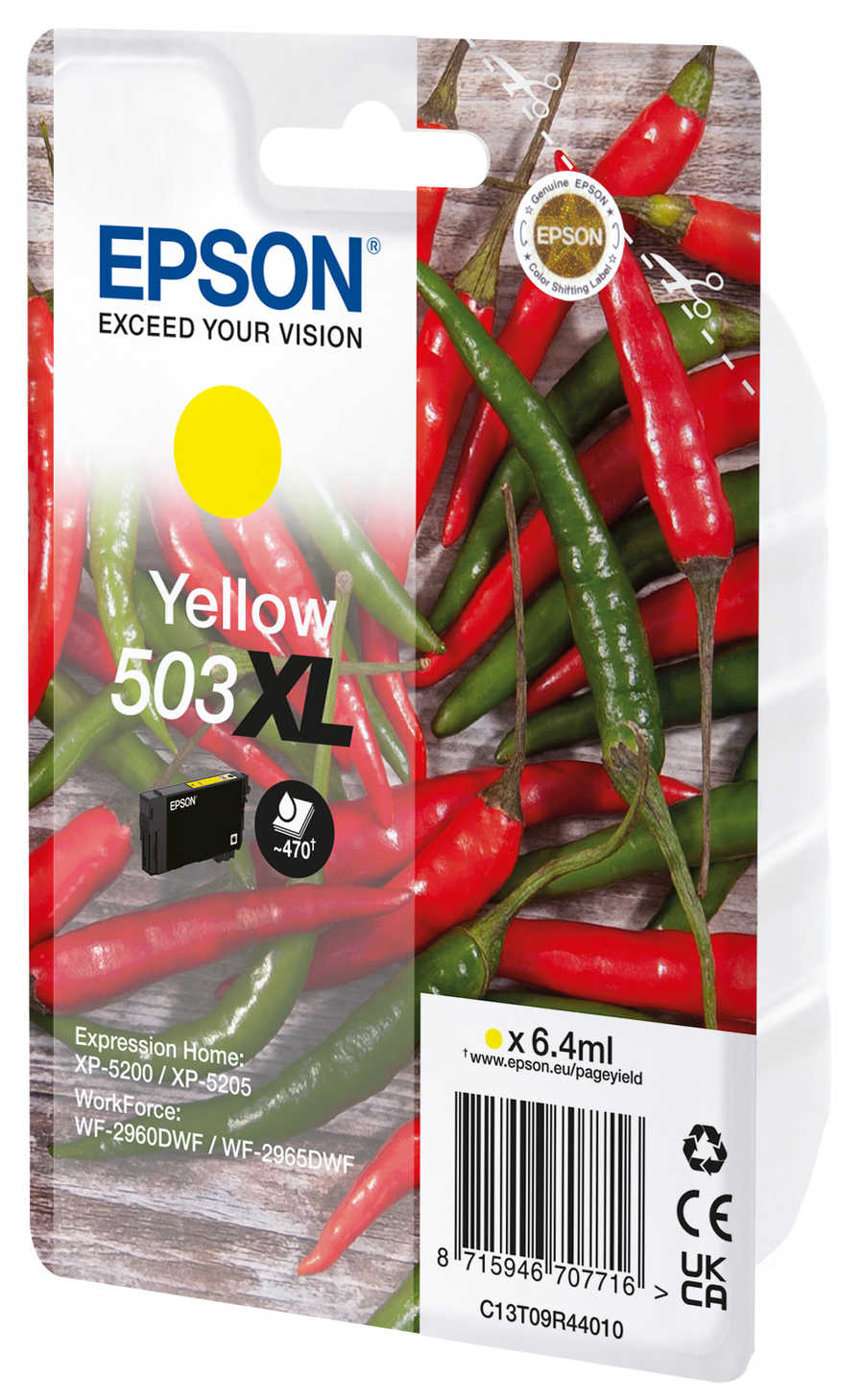 Original Cartouche de toner jaune originale
ID-Fabricant: No. 503XL, T09R440