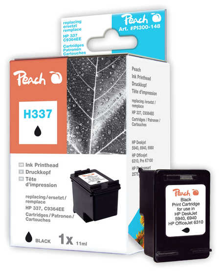 Peach Tête d'impression  noire, compatible avec
ID-Fabricant: No. 337, C9364E