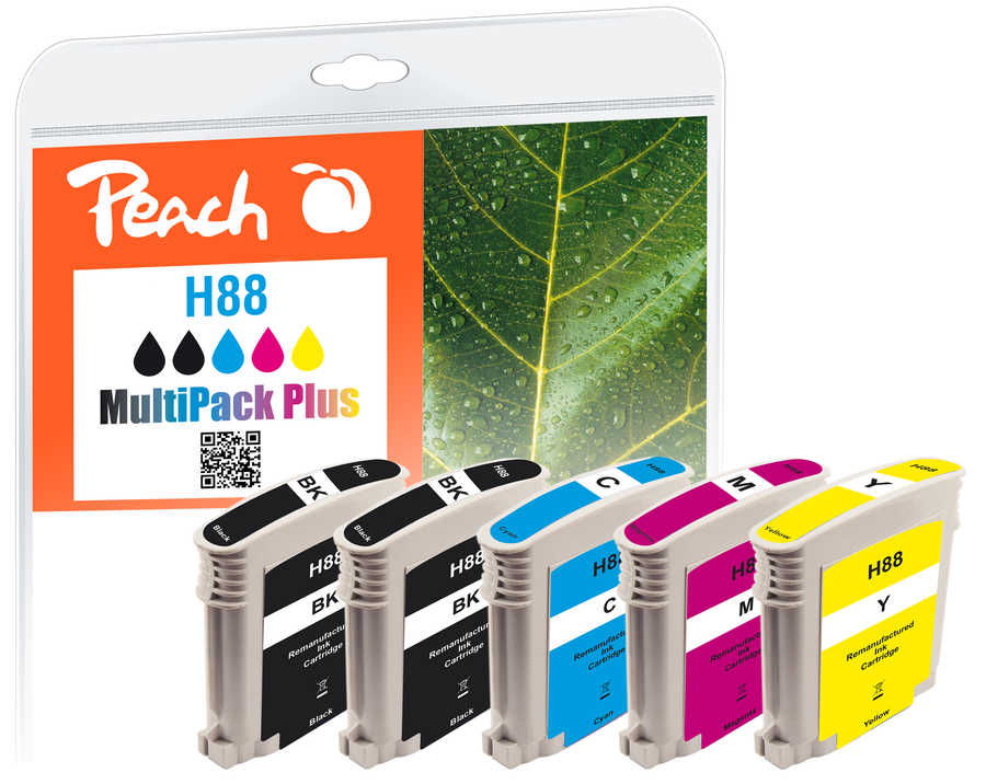 Peach  Multipack compatible avec
ID-Fabricant: No. 88, C9385AE, C9386AE, C9387AE, C9388AE