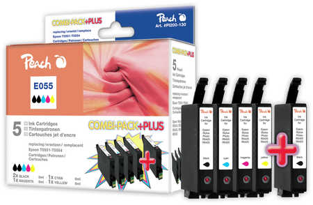 Peach Multipack Plus  compatible avec
ID-Fabricant: T0556, T0551, C13T05564010, C13T05514010