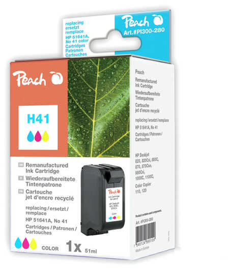 Peach Cartouche d'encre  couleur, compatible avec