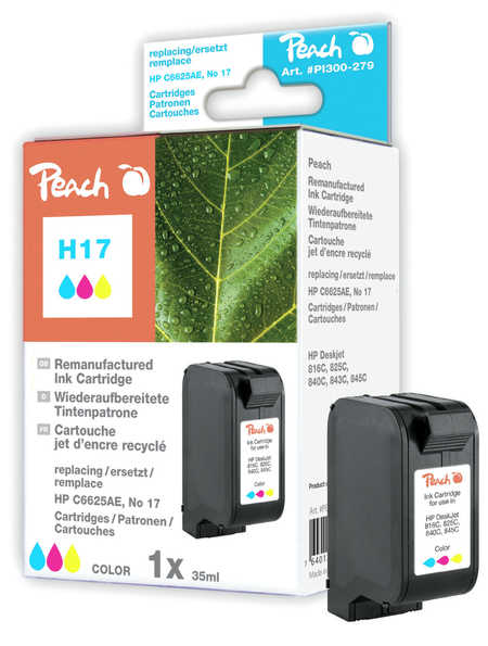 Peach Cartouche d'encre  couleur, compatible avec
ID-Fabricant: No. 17, C6625AE