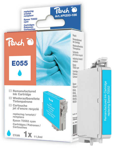 Peach Cartouche d'encre  cyan, compatible avec
ID-Fabricant: T0552 c, C13T05524010