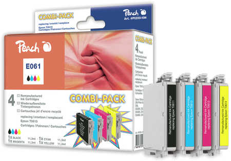 Peach  Multi Pack, compatible avec
ID-Fabricant: T0615, C13T06154010