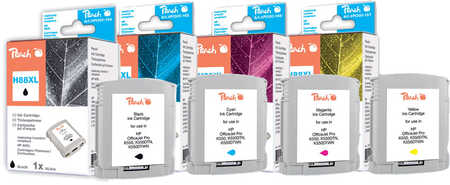 Peach  Multipack compatible avec
ID-Fabricant: No. 88XL, C9391AE, C9392AE, C9393AE, C9396AE