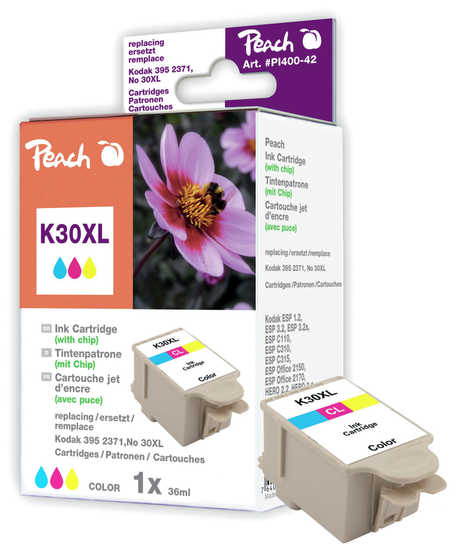 Peach Cartouche d'encre  couleur, compatible avec
ID-Fabricant: No. 30XL, 3952371