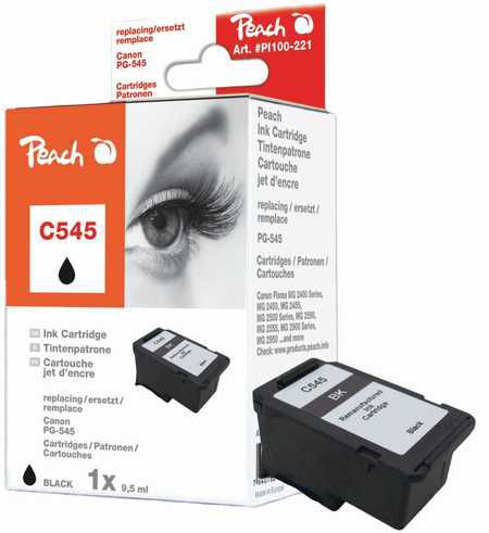 Peach  tête d'impression noire compatible avec
ID-Fabricant: PG-545, 8287B001