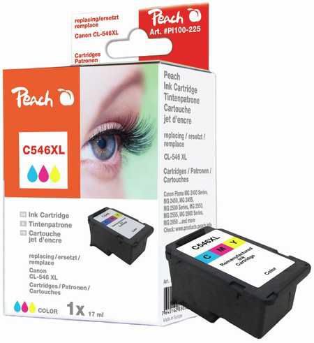 Peach  tête d'impression XL coleur compatible avec
ID-Fabricant: CL-546XL, 8288B001