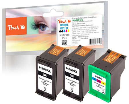 Peach  Multipack Plus, compatible avec
ID-Fabricant: No. 350XL*2, No. 351XL, CB336EE*2, CB338EE