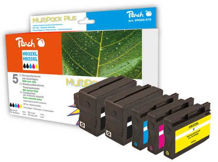 Peach Multipack Plus  avec puce compatible avec
ID-Fabricant: No. 932XL*2, No. 933XL, C2P42A