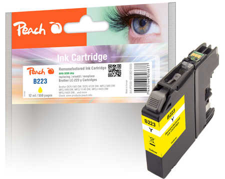 Peach Cartouche d'encre  jaune, compatible avec
ID-Fabricant: LC-223Y