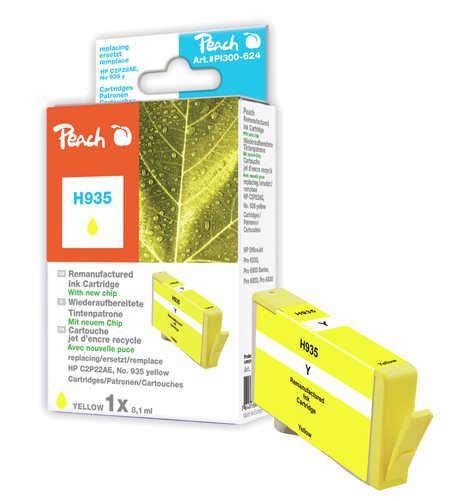 Peach  cartouche d'encre jaune compatible avec
ID-Fabricant: No. 935 y, C2P22A