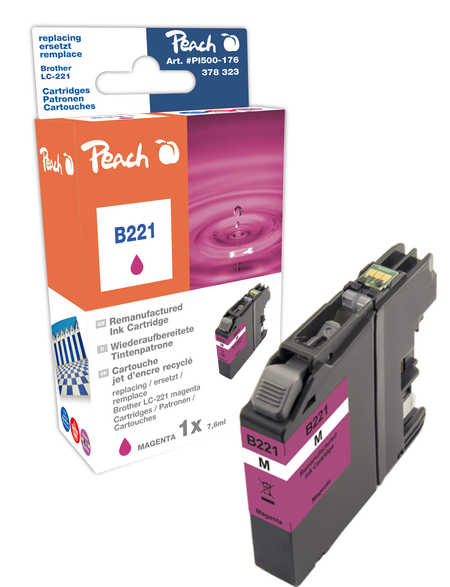 Peach Cartouche d'encre  magenta, compatible avec
ID-Fabricant: LC-221M