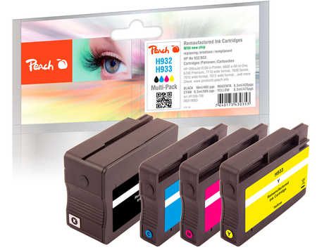 Peach Multipack  avec puce, compatible avec
ID-Fabricant: No. 932, No. 933, CN057A, CN058A, CN059A, CN060A