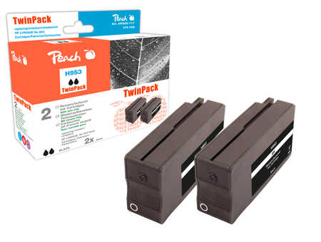 Peach Twin Pack cartouche d'encre noire compatible avec
ID-Fabricant: No. 953, L0S58AE HP OfficeJet Pro 7720
