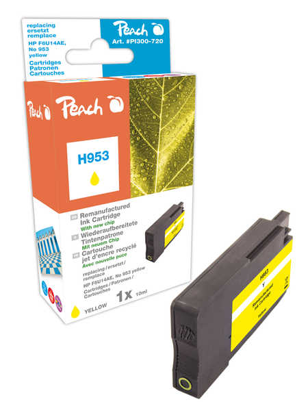 Peach  cartouche d'encre jaune compatible avec
ID-Fabricant: No. 953 y, F6U14AE