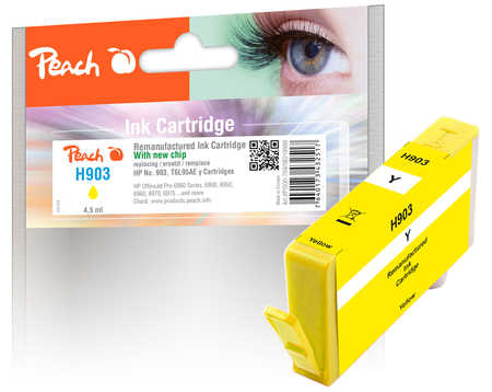 Peach  cartouche d'encre jaune compatible avec
ID-Fabricant: No. 903 y, T6L95AE