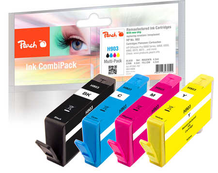 Peach  Combi Pack compatible avec
ID-Fabricant: No. 903, T6L99AE, T6L87AE, T6L91AE, T6L95AE