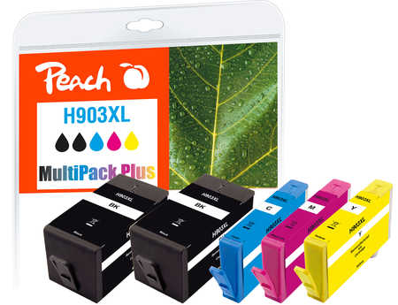 Peach  Combi Pack Plus compatible avec
ID-Fabricant: No. 903XL, T6M15AE*2, T6M03AE, T6M07AE, T6M11AE